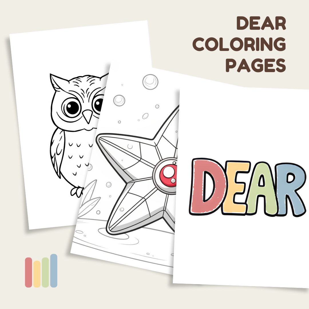 Dear Coloring Pages Hero